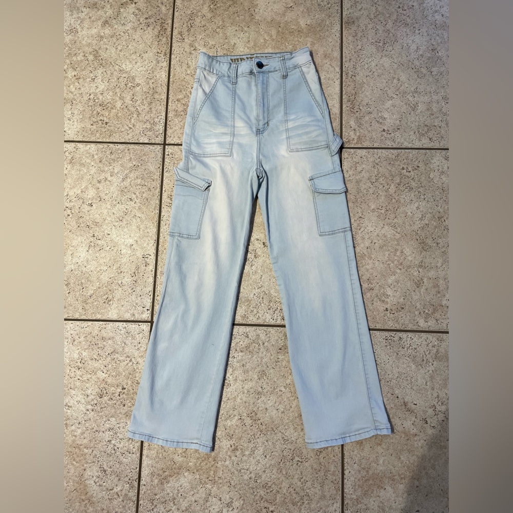 Light blue cargo pant